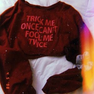 H&M (Long sleeve crop top)